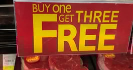 supermarket signage